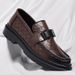 Leather Shoes Men In Summer 2025, New Style With Hollow Out Casual Design. Breathable And Lazy, Suitable For Young_vogvips.com