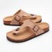 Shevalues Summer Cork Slippers For Men Soft Sole Home Slides With Arch Support Flat Flip Flops Mens Cozy Casual Bedroom_vogvips.com