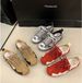 Retro Color-blocking Flat Training Shoes For Women, Comfortable, Light, Casual And Sporty Forrest Gump Shoes_vogvips.com