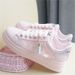 Girls' White Sneakers For Spring And Summer, Versatile Korean-style Children's Sneakers, Elementary School Girls' Sports_vogvips.com