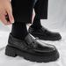 Men's Platform Shoes Low Pumps Loafers Slip-on Casual Men's Shoes_vogvips.com