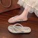 New Pearl Flip-flops Women, Summer Ins Fashion, Suitable For Outdoor Wear On The Beach, Non-slip Sandals, Recommended By_vogvips.com