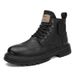 European Warm Series Casual Work Shoes Autumn Winter New Men's Trendy Martin Fleece Lined Warm High-top Leather Fashion Desert Boots_vogvips.com