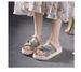 Two-Way Wear Sandals For Women Summer Outdoor 2024 New Ins Trend Match Skirt Thick Sole Fairy Style Roman Beach Slippers_vogvips.com