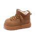Big Head Snow Boots, Cotton Shoes, Women's 2025 New Winter Style, Lined And Thickened, Wearable, Thick Soled, Anti-slip, Warm, Short Boots_vogvips.com