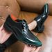 New Men's Brown Business Casual Derby Shoes British Style Lace-up Versatile Brock Men's Shoes Black Suit Banquet Dress Groom Wedding Shoes_vogvips.com