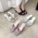 Summer New Open Toe Stiletto Heels For Women Elegant Slimming French Chic Sexy Slippers Popular Design_vogvips.com