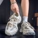 2025 Autumn New Ins Men's Thick Sole Height Increasing Casual Sports Fashion Versatile Trendy Breathable Dad Shoes_vogvips.com
