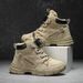 Boys' Winter Snow Boots With Fleece Lining - Warm & Comfortable Short Boots For Kids (Sizes 31-39, Gray/Pink)_vogvips.com