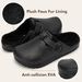 Womens Clogs Winter Mules Slip On Nurse Shoes Work Garden Slippers With Cotton Lined New Outdoor And Indoor Soft Cotton Shoes_vogvips.com