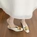 Weiwei Women's High-End Square Toe Flat Sandals Half Slip-On Closed Toe Shoes with Square Buckle 8866 1_vogvips.com