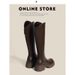 2025 New Women's Knee-High Boots With Chunky Heel & Platform - Fashionable, Versatile Choice For Autumn & Winter Trends_vogvips.com
