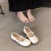 Autumn Mary Jane Shoes With Skirt Soft-soled Women's Shoes Late Evening Breeze Gentle Low-heeled Fashion Single Shoes Women_vogvips.com