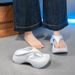 Small People Heighten 7cm Thick-soled Flip-flops For Women's New Summer Outer Wear Fashionable Non-slip Flip-flops Beach Sandals_vogvips.com