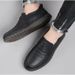Unbeatable Quality Cow Tendon Spring New Business Casual One Foot Trendy Soft Soled Men's Leather Shoes_vogvips.com