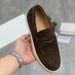 Men's Shoes With Suede, Frosted Leather, And Genuine Leather. One Foot Kick, Pencil Loafers. Spring High-End Luxury_vogvips.com
