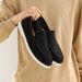 Men's Slip-On Loafers - Breathable Soft Suede Casual Shoes With Comfortable EVA Insole For Everyday Wear (Blue, Black, Gray, Beige)_vogvips.com