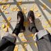 Top-Layer Cowhide Handmade Genuine Leather Slip-Ons, Wang-Style Shoes, Retro Chunky Heel Loafers_vogvips.com