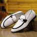 2026 Big-size Trend Fashion Slip-on Casual All-purpose Men's Leather Shoes Lazy Person's One-piece Foot-wearing Leather Shoes_vogvips.com