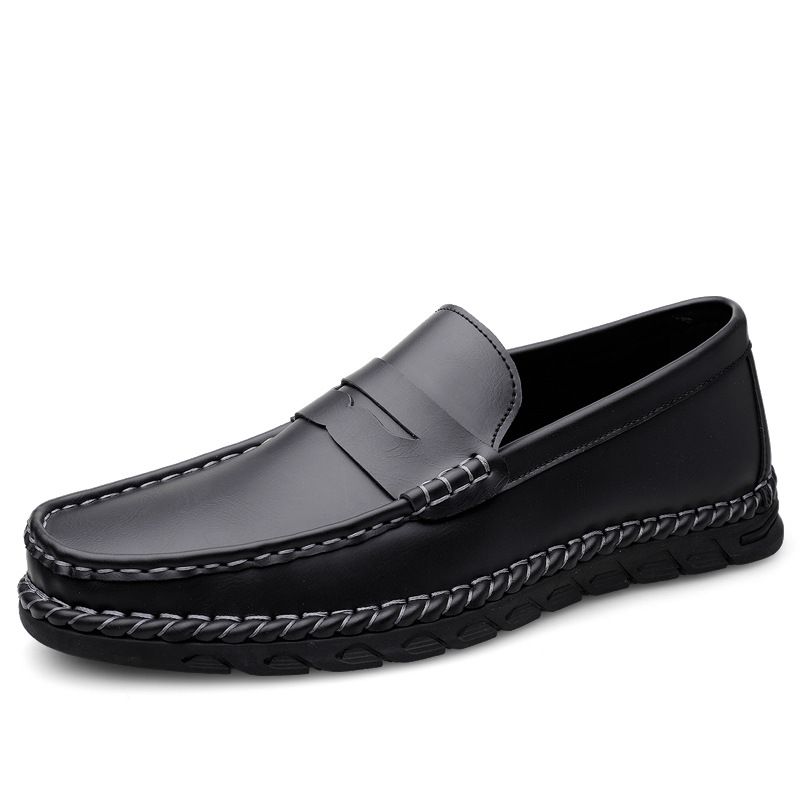 Men's Business Casual Shoes, Soft-Soled Loafers, Men's Large Size 46_vogvips.com
