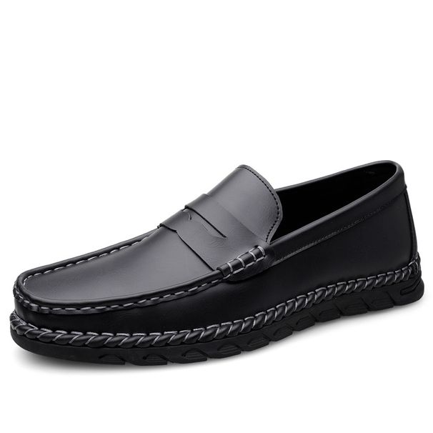 Men's Business Casual Shoes, Soft-Soled Loafers, Men's Large Size 46_vogvips.com