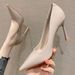 MTX SX988-1 Sexy Stiletto Pointed Toe Patent Leather Super High Heels Women Shoes Womenshoes Fashion_vogvips.com