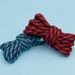 Two-tone Twill And Polka Dot Round Shoelaces With A Stylish Shoe Rope_vogvips.com