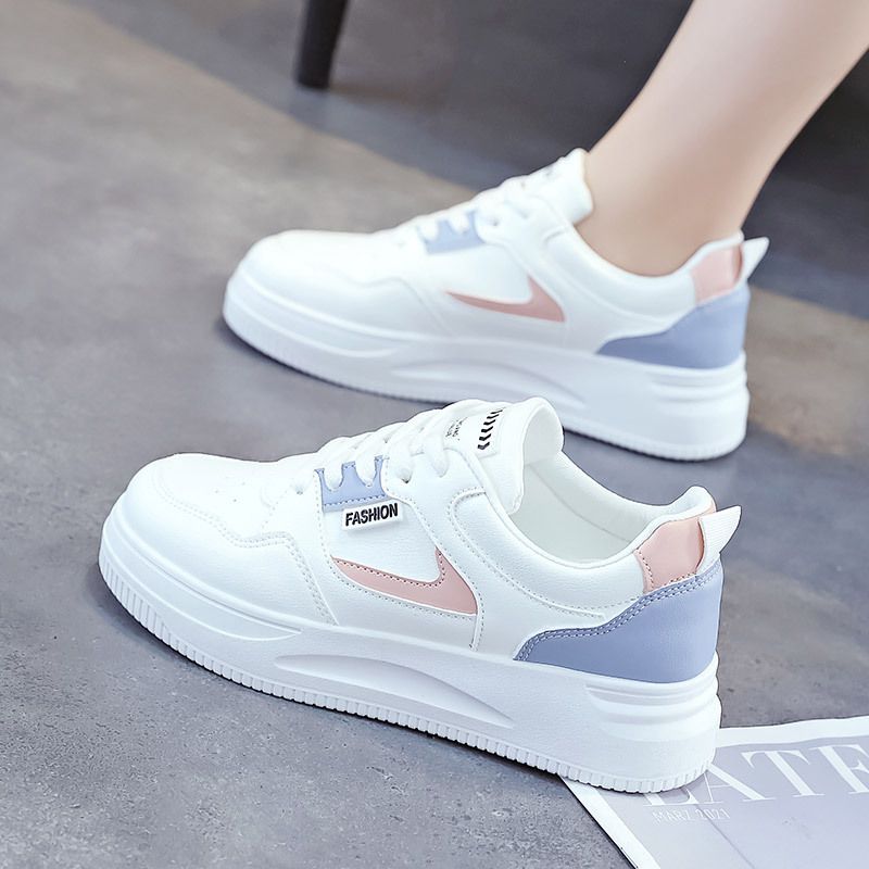 35-44 Foreign Trade Plus Size 2026 Spring And Autumn New Women's Versatile Casual White Shoes Thick-Soled Sneakers For_vogvips.com