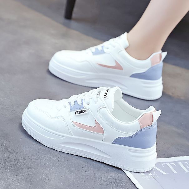 35-44 Foreign Trade Plus Size 2026 Spring And Autumn New Women's Versatile Casual White Shoes Thick-Soled Sneakers For_vogvips.com