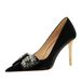 1829-H3 Style Banquet Light Luxury Heels, Satin Shallow Mouthed Pointed Diamond Bow High Heeled Women's Singles Shoes_vogvips.com