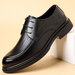 Men's Genuine Leather Business Dress Shoes Formal Wedding Shoes_vogvips.com