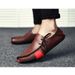 Men's Leather Casual Shoes With Flat Low Heel Lightweight Slip-on Soft Sole New Style Retro Fashion Suitable For_vogvips.com