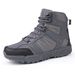 Outdoor High-top Boots Men Thick-soled Anti-slip Combat Boots Men Soft Durable Casual Lace-up Comfortable Hiking Shoes Men_vogvips.com