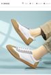 Dexun Shoes Couple Sports Shoes Board Shoes Men's Shoes Niche Japanese Retro Casual Little White Shoes_vogvips.com
