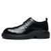 Euro Step New British Brogue Carved Business Derby Men's Trendy Casual Leather Shoes_vogvips.com