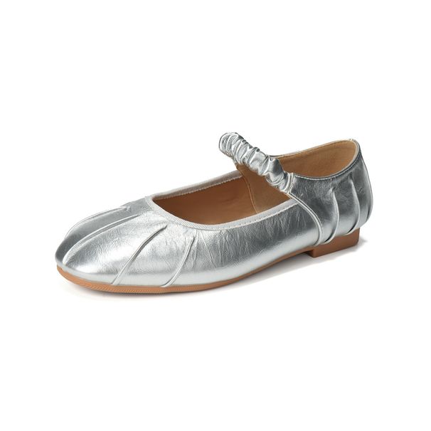 With Skirt Flat-soled Single Shoes, Women Are Not Tired Of Feet, French Soft Sole With Mary Jane Shoes_vogvips.com