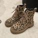 Cross-Border Plus Size Leopard Print Martin 2024 Autumn Winter New European And American Style Mid-Calf Cotton Snow_vogvips.com