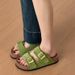 for Women Summer 2025 New Thick-Soled One-Strap Slippers Popular Beach_vogvips.com