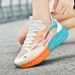 Trendy Casual Sports For Men And Women Breathable Flying Weaving Large Couple Mesh Night Running Shoes_vogvips.com