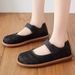 Old Beijing Women In Spring Autumn, Breathable For Middle-Aged And Elderly Mothers, Single Anti Slip Grandmother Shoes,_vogvips.com