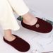 Classic Indoor Fashion House Outdoor Antiskid Soft Men Flat Slippers Winter Bedroom Shoes_vogvips.com