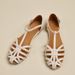 Roman Woven For Women 2024 New Summer Fashion One-Strap Flat French Retro Low Heel Hollow Sandals_vogvips.com