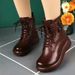Genuine Soft Leather Martin 2023 Autumn Winter New Korean Style Versatile Fleece-Lined Snow Non-Slip Slimming Short_vogvips.com