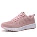 Casual Fashion Breathable Walking Mesh Flat Sneakers Women Running Gym Vulcanized Shoes White Female Footwear_vogvips.com