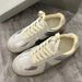 MM6 Genuine Leather Training Women 2025 New Flat Casual Sports Versatile Sneakers Korean Style White Shoes For Men_vogvips.com