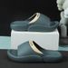 Men's With Cushioning, One-Word Slippers For Couples, Indoor Outdoor Bathroom Sandals, Durable And Non-Slip_vogvips.com