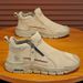 Men's Shoes Labor Insurance Shoes Men's Casual Sports Non-slip And Wear-resistant High-top Tooling Shoes Short Boots Casual Martin Boots_vogvips.com