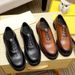 European Trendy Spring And Autumn Genuine Leather British Style Sneakers Men's Top Layer Cowhide Brushed Color Casual_vogvips.com