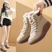 High-top Velvet Martin Boots Female Student Platform Casual Warm Street Shoes_vogvips.com