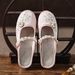 Spring Summer Home And Outdoor Wear Thick Soled New Chinese Style Women's Embroidered Plain Slippers For Children_vogvips.com